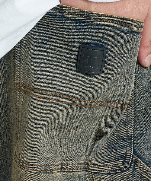 DC(ディーシー)の「DC/ディーシー ロングパンツ バギーパンツ スーパーワイドシルエット ストレッチ DPT264036(その他パンツ・メンズ・ワンウォッシュ/ダークインディゴブルー・M/L)」の3枚目の写真