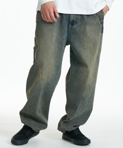 DC(ディーシー)の「DC/ディーシー ロングパンツ バギーパンツ スーパーワイドシルエット ストレッチ DPT264036(その他パンツ・メンズ・ワンウォッシュ/ダークインディゴブルー・M/L)」の13枚目の写真