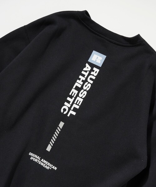 Russell Athletic（ラッセルアスレティック）の「RUSSELL ATHLETIC/ラッセルアスレチック 限定展開 RUSSELL ATHLETIC × FREAK'S STORE / 別注 RSバーティカル ロゴ スウェット（スウェット・メンズ・アッシュグレー/ベージュ/ブラック/ネイビー・MEDIUM/SMALL/LARGE）」の6枚目の写真