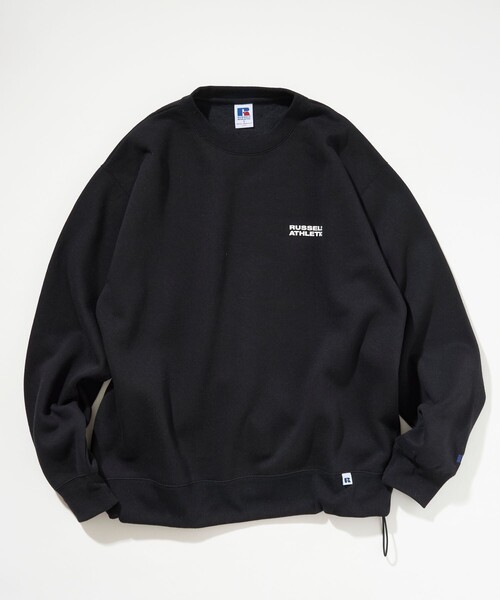 Russell Athletic（ラッセルアスレティック）の「RUSSELL ATHLETIC/ラッセルアスレチック 限定展開 RUSSELL ATHLETIC × FREAK'S STORE / 別注 RSバーティカル ロゴ スウェット（スウェット・メンズ・アッシュグレー/ベージュ/ブラック/ネイビー・MEDIUM/SMALL/LARGE）」の10枚目の写真