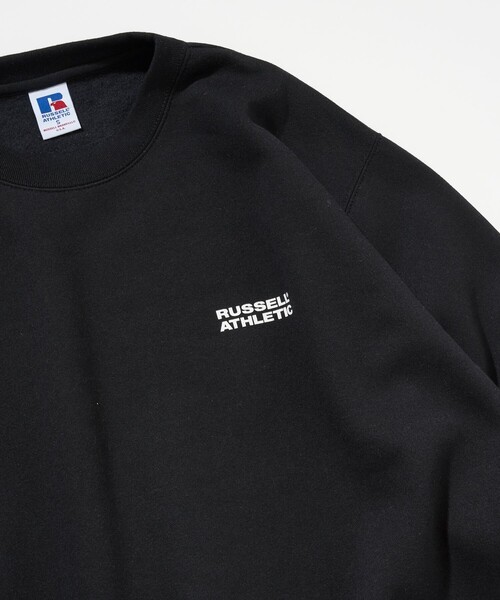 Russell Athletic（ラッセルアスレティック）の「RUSSELL ATHLETIC/ラッセルアスレチック 限定展開 RUSSELL ATHLETIC × FREAK'S STORE / 別注 RSバーティカル ロゴ スウェット（スウェット・メンズ・アッシュグレー/ベージュ/ブラック/ネイビー・MEDIUM/SMALL/LARGE）」の12枚目の写真