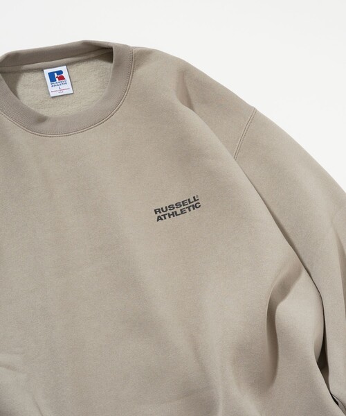 Russell Athletic（ラッセルアスレティック）の「RUSSELL ATHLETIC/ラッセルアスレチック 限定展開 RUSSELL ATHLETIC × FREAK'S STORE / 別注 RSバーティカル ロゴ スウェット（スウェット・メンズ・アッシュグレー/ベージュ/ブラック/ネイビー・MEDIUM/SMALL/LARGE）」の19枚目の写真