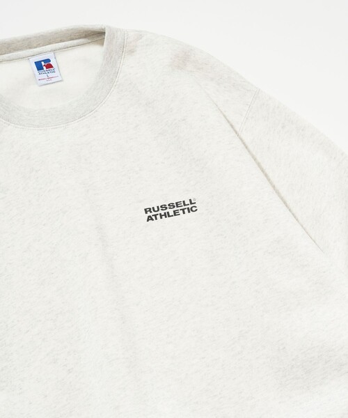 Russell Athletic（ラッセルアスレティック）の「RUSSELL ATHLETIC/ラッセルアスレチック 限定展開 RUSSELL ATHLETIC × FREAK'S STORE / 別注 RSバーティカル ロゴ スウェット（スウェット・メンズ・アッシュグレー/ベージュ/ブラック/ネイビー・MEDIUM/SMALL/LARGE）」の22枚目の写真
