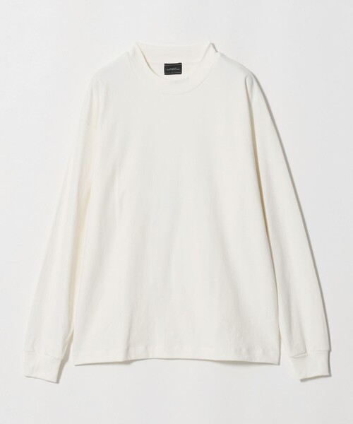 green label relaxing(グリーンレーベルリラクシング)の「ハイゲージ モクロディ クルーネック 長袖 Tシャツ カットソー(Tシャツ/カットソー・メンズ・ブラック/ホワイト/ロイヤルブルー・M/S/XL/L)」の2枚目の写真