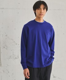 ハイゲージ モクロディ クルーネック 長袖 Tシャツ カットソー