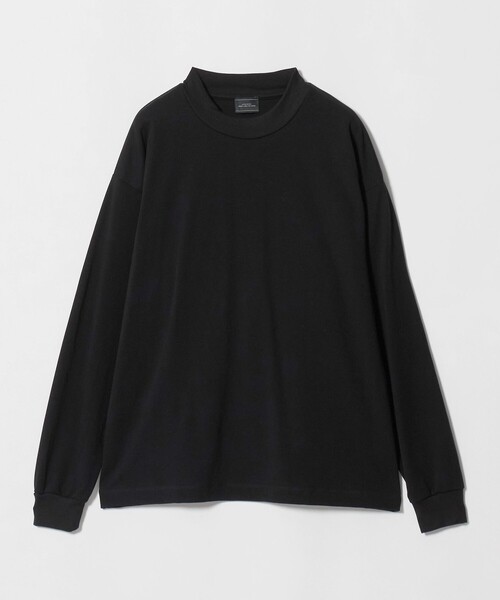 green label relaxing(グリーンレーベルリラクシング)の「ハイゲージ モクロディ クルーネック 長袖 Tシャツ カットソー(Tシャツ/カットソー・メンズ・ブラック/ホワイト/ロイヤルブルー・M/S/XL/L)」の3枚目の写真