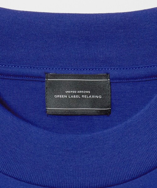 green label relaxing(グリーンレーベルリラクシング)の「ハイゲージ モクロディ クルーネック 長袖 Tシャツ カットソー(Tシャツ/カットソー・メンズ・ブラック/ホワイト/ロイヤルブルー・M/S/XL/L)」の10枚目の写真