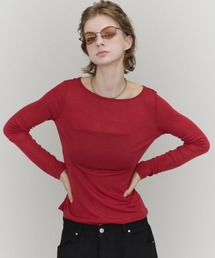 Sheer Basic Long Sleeve Tee / シアーベーシックロングスリーブＴ