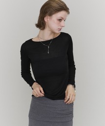 Sheer Basic Long Sleeve Tee / シアーベーシックロングスリーブＴ
