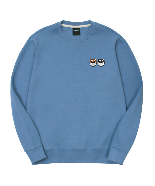 OKSTAR(オクスター)の「シバフレンズ刺繍特厚裏毛スウェット(スウェット・レディース・ホワイト/ライトグレー/ブラック/ネイビー/ベージュ/ダークグリーン/グレー/カーキ/ライトベージュ/オートミール/クリーム/ダークブルー・MEDIUM/LARGE/X-LARGE/2XL/SMALL/XXX-LARGE/4XL)」の17枚目の写真