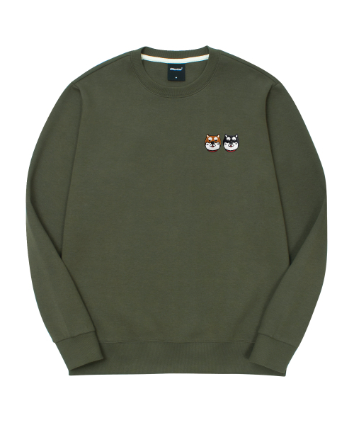 OKSTAR(オクスター)の「シバフレンズ刺繍特厚裏毛スウェット(スウェット・レディース・ホワイト/ライトグレー/ブラック/ネイビー/ベージュ/ダークグリーン/グレー/カーキ/ライトベージュ/オートミール/クリーム/ダークブルー・MEDIUM/LARGE/X-LARGE/2XL/SMALL/XXX-LARGE/4XL)」の18枚目の写真