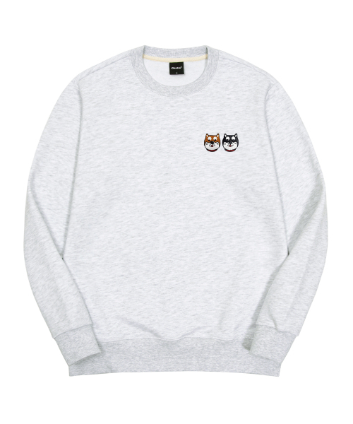 OKSTAR(オクスター)の「シバフレンズ刺繍特厚裏毛スウェット(スウェット・レディース・ホワイト/ライトグレー/ブラック/ネイビー/ベージュ/ダークグリーン/グレー/カーキ/ライトベージュ/オートミール/クリーム/ダークブルー・MEDIUM/LARGE/X-LARGE/2XL/SMALL/XXX-LARGE/4XL)」の19枚目の写真