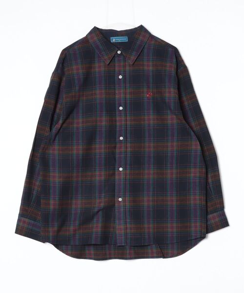 ONE DAY KMC （ワンデイケーエムシー）の「BEVERLY HILLS POLO CLUB / ルーズネルチェックシャツ(BHPC) / 6487-0142（シャツ/ブラウス・メンズ・ライトグリーン/キャメル/ネイビー/グレー・MEDIUM）」の4枚目の写真