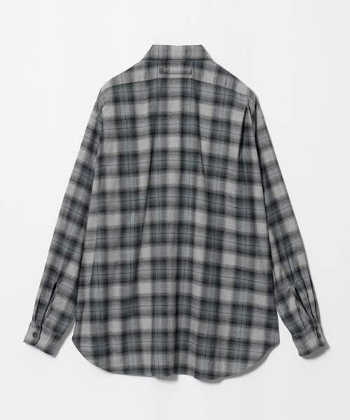 5525Gallery（ゴーゴーニーゴーギャラリー）の「【別注】＜5525gallery＞オンブレ チェック シャツ（シャツ/ブラウス・メンズ・オレンジ/グレー系・M/L）」の3枚目の写真