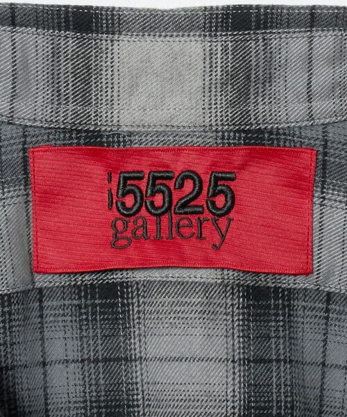 5525Gallery（ゴーゴーニーゴーギャラリー）の「【別注】＜5525gallery＞オンブレ チェック シャツ（シャツ/ブラウス・メンズ・オレンジ/グレー系・M/L）」の13枚目の写真