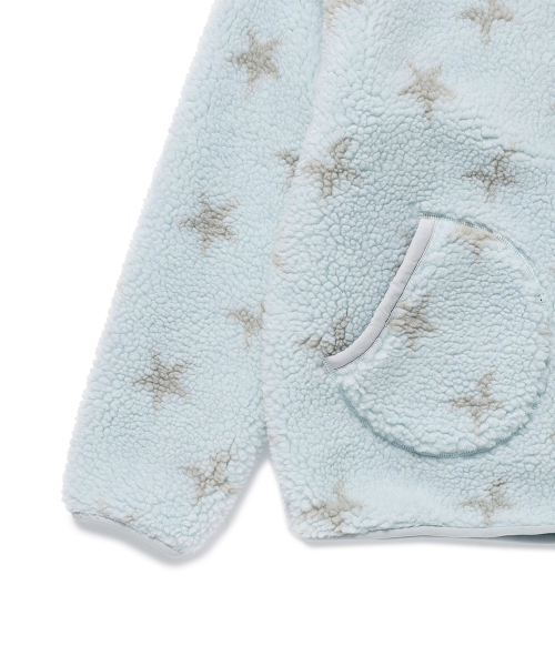 Cavish(カビシ)の「TWIN STAR フリースジャケット ブルー(CV2GFFB961A)(その他アウター・レディース・ブルー・SMALL/MEDIUM)」の8枚目の写真