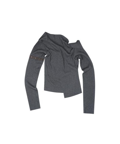 DOGMA EHKS(ドグマ エックス)の「SQUARE KNIT CARDIGAN GREY(カーディガン/ボレロ・レディース・その他・FREE)」の3枚目の写真