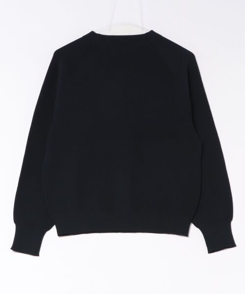 m.f.editorial(エムエフエディトリアル)の「*ニット プルオーバー レディース 長袖 ストレッチ ウォッシャブル 静電気防止 アンチピリング タンブル乾燥可 ミラノ ラグラン セーター(ニット/セーター・レディース・ネイビー/ダークグリーン/レッド/アイボリー・MEDIUM/LARGE)」の5枚目の写真