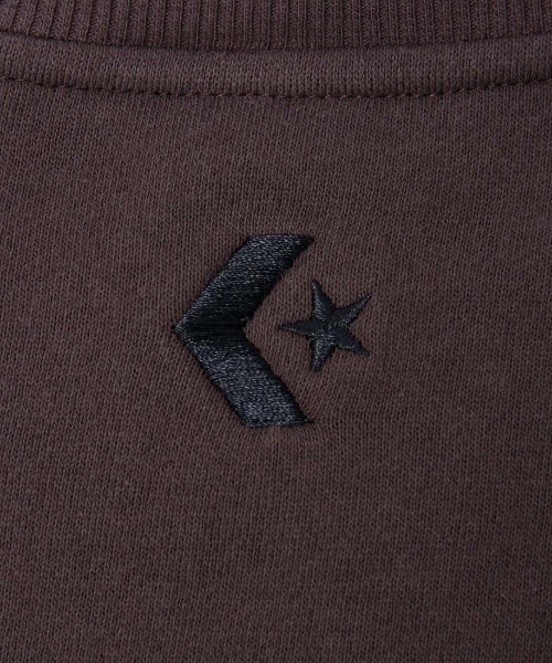 CONVERSE(コンバース)の「コンバース CONVERSE AP デニムパッチ EMBS Wトップ L(スウェット・レディース・グレー/マスタード/ブラウン/ホワイト×ブルー・L/M)」の17枚目の写真