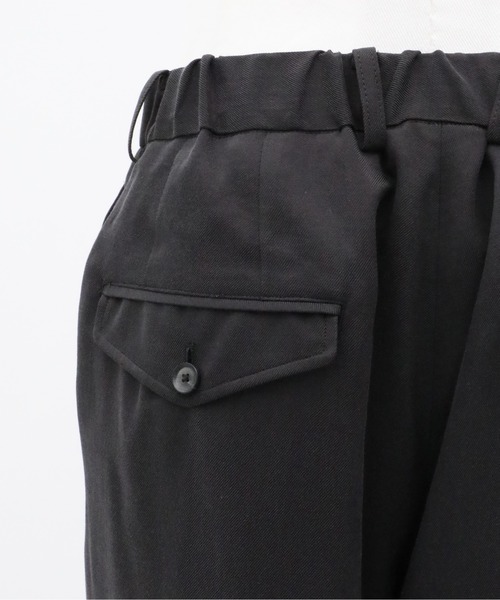 UNITED TOKYO(ユナイテッドトウキョウ)の「【新作】SILK NYLON TWILL ワイドスラックス |高級素材/シルク/秋服/タック/クリース(その他パンツ・メンズ・ブラック/ブラウン・1/2)」の22枚目の写真