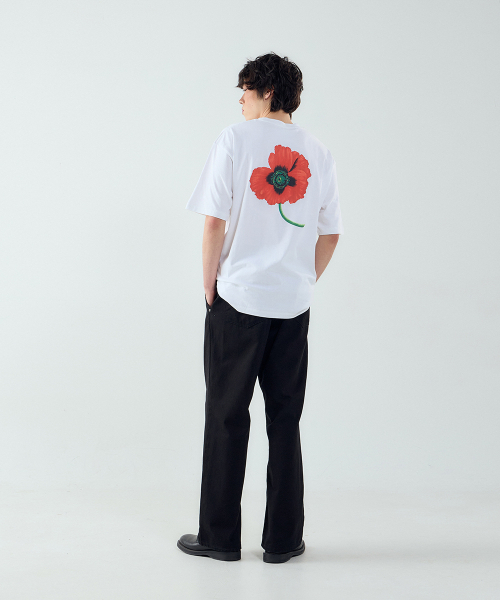 FORTYFOUR（フォーティフォー）の「[M] クラシックワイドコットンパンツ（その他パンツ・メンズ・ライトベージュ/ダークベージュ/ブラック/ホワイト・SMALL/MEDIUM/LARGE）」の9枚目の写真