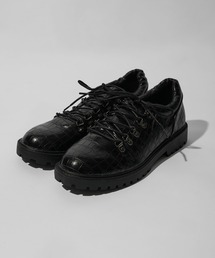 kutir（クティール）の「CROCOEMBOSSED SYNTHETIC LEATHER VOLUME SOLE SHOES／クロコ型押し合成皮革ボリュームソールシューズ（その他シューズ）」