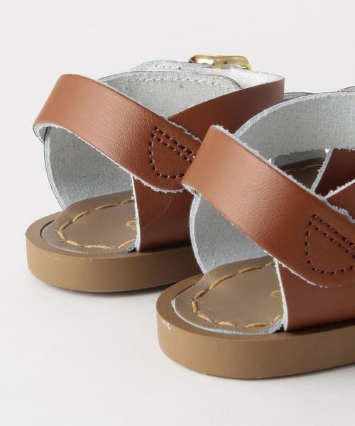 green label relaxing（グリーンレーベルリラクシング）の「【SaltWater(ソルトウォーター)】サンダル/ブラウン（サンダル・キッズ・ブラウン・14.3cm/15.7cm/15.1cm）」の7枚目の写真