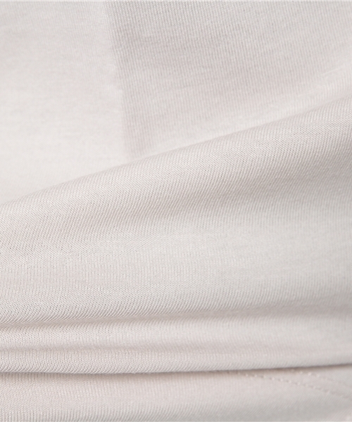 NANO universe（ナノユニバース）の「ベーシッククルーTee（Tシャツ/カットソー・レディース・ライトカーキ/ライトグレー/オフホワイト/クリーム/チャコール/ラベンダー・36/38）」の8枚目の写真