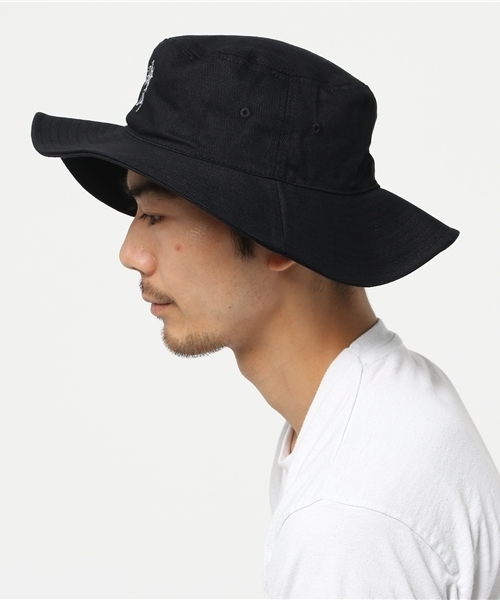 WEGO(ウィゴー)の「WEGO/ワイドブリムバケットハット(ハット・メンズ・ホワイト/ワイン/ブラック/ダークグリーン・FREE)」の5枚目の写真