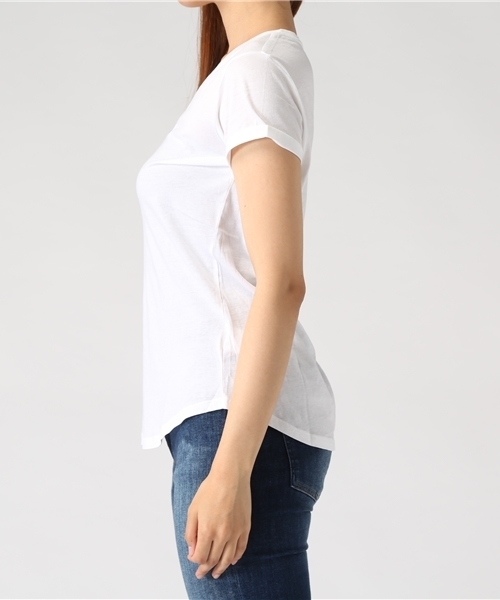 POLO RALPH LAUREN（ポロ ラルフ ローレン）の「コットン ジャージー Vネック Tシャツ（Tシャツ/カットソー・レディース・ブラック/ブルー系9/グレー/ホワイト・LARGE/SMALL/X-LARGE/X-SMALL/MEDIUM）」の15枚目の写真