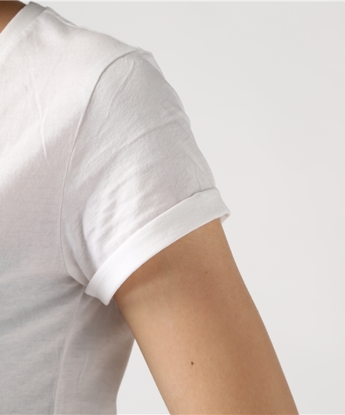 POLO RALPH LAUREN（ポロ ラルフ ローレン）の「コットン ジャージー Vネック Tシャツ（Tシャツ/カットソー・レディース・ブラック/ブルー系9/グレー/ホワイト・LARGE/SMALL/X-LARGE/X-SMALL/MEDIUM）」の18枚目の写真