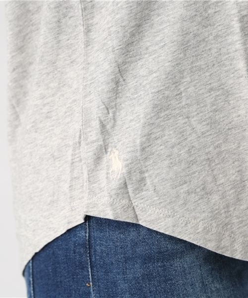 POLO RALPH LAUREN（ポロ ラルフ ローレン）の「コットン ジャージー Vネック Tシャツ（Tシャツ/カットソー・レディース・ブラック/ブルー系9/グレー/ホワイト・LARGE/SMALL/X-LARGE/X-SMALL/MEDIUM）」の13枚目の写真