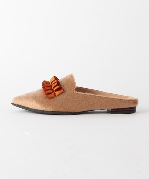 Boisson Chocolat(ボワソンショコラ)の「BDM リボンミュール(パンプス・レディース・ブラック/ベージュ/ケリー・LARGE/MEDIUM/SMALL)」の6枚目の写真