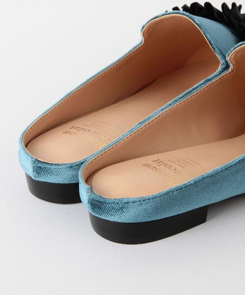 Boisson Chocolat(ボワソンショコラ)の「BDM リボンミュール(パンプス・レディース・ブラック/ベージュ/ケリー・LARGE/MEDIUM/SMALL)」の10枚目の写真