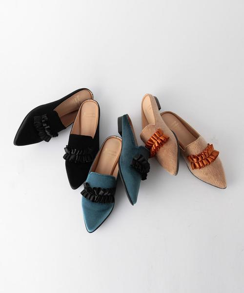 Boisson Chocolat(ボワソンショコラ)の「BDM リボンミュール(パンプス・レディース・ブラック/ベージュ/ケリー・LARGE/MEDIUM/SMALL)」の11枚目の写真