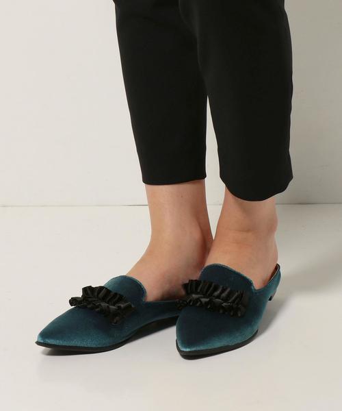 Boisson Chocolat(ボワソンショコラ)の「BDM リボンミュール(パンプス・レディース・ブラック/ベージュ/ケリー・LARGE/MEDIUM/SMALL)」の12枚目の写真