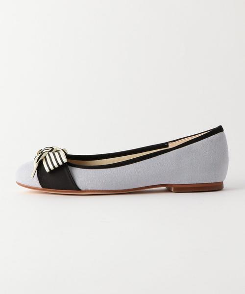 ODETTE E ODILE（オデットエオディール）の「O ラウンドリボン CT10●↑（バレエシューズ・レディース・ブラック/ダークグレー/モカ/ベージュ/グレー/ライトグレー/ピンク・24cm/24.5cm/25cm/22.5cm/25.5cm/23.5cm/22cm/23cm）」の13枚目の写真