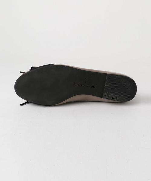 ODETTE E ODILE（オデットエオディール）の「O ラウンドリボン CT10●↑（バレエシューズ・レディース・ブラック/ダークグレー/モカ/ベージュ/グレー/ライトグレー/ピンク・24cm/24.5cm/25cm/22.5cm/25.5cm/23.5cm/22cm/23cm）」の12枚目の写真