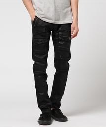 JACKROSE | ｺｰﾃｨﾝｸﾞZIPｶｰｺﾞﾊﾟﾝﾂ(カーゴパンツ)