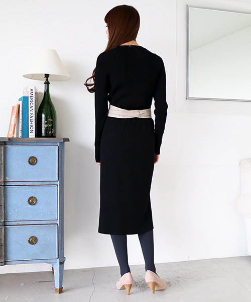 N.（N. Natural Beauty Basic）（エヌエヌナチュラルビューティーベーシック）の「コットンモダールセットアップスカート【セットアップ対応商品】（スカート・レディース・グレー/ベージュ/ブラック/ピンク/グリーン・MEDIUM）」の16枚目の写真