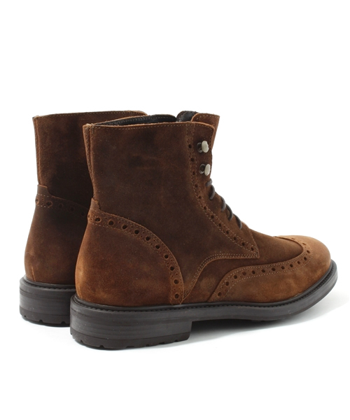 green label relaxing（グリーンレーベルリラクシング）の「◆□NW SUEDE W-TIP ブーツ（ブーツ・メンズ・ブラック/ブラウン・40/41/42/39）」の5枚目の写真
