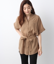 LEPSIM | ウエストマークムジシャツチュニックSS　762156(シャツ/ブラウス)