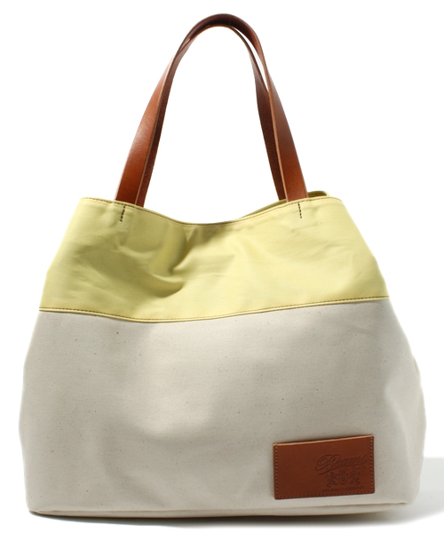 BEAMS（ビームス）の「BEAMS / キャンバスオイル2トーントート（トートバッグ・メンズ・ナチュラル/ベージュ/ホワイト系その他/グレー/ブラック・ONE SIZE）」の6枚目の写真