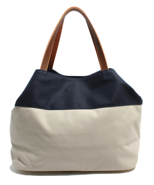 BEAMS（ビームス）の「BEAMS / キャンバスオイル2トーントート（トートバッグ・メンズ・ナチュラル/ベージュ/ホワイト系その他/グレー/ブラック・ONE SIZE）」の10枚目の写真