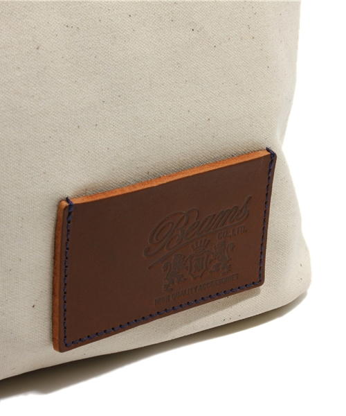 BEAMS（ビームス）の「BEAMS / キャンバスオイル2トーントート（トートバッグ・メンズ・ナチュラル/ベージュ/ホワイト系その他/グレー/ブラック・ONE SIZE）」の12枚目の写真