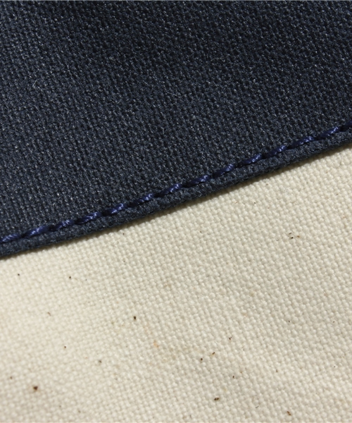 BEAMS（ビームス）の「BEAMS / キャンバスオイル2トーントート（トートバッグ・メンズ・ナチュラル/ベージュ/ホワイト系その他/グレー/ブラック・ONE SIZE）」の13枚目の写真