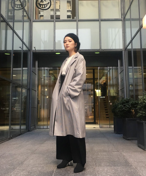 MURUA（ムルーア）の「オーバーチェスターCT（チェスターコート・レディース・ベージュ/その他1・FREE）」の8枚目の写真