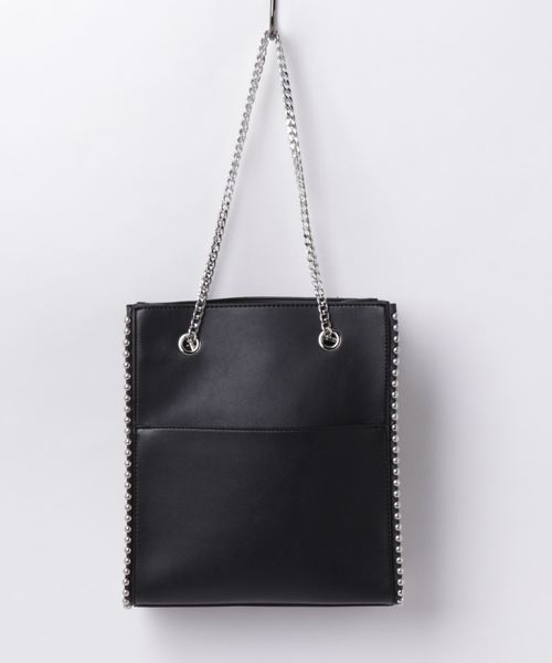 Alluge アルージュ の スクエアチェーンバッグ トートバッグ Wear