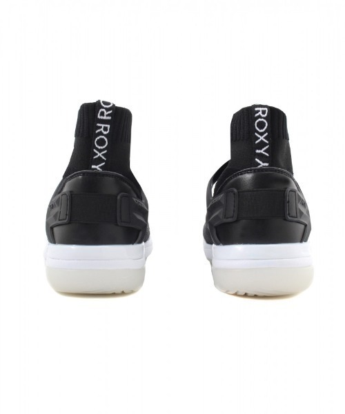 ROXY（ロキシー）の「JIFFY/ロキシー スニーカー ハイカット フィットネス ヨガ ジム ランニング（スニーカー・レディース・グレー/ブラック・23.5cm/23cm/24.5cm/24cm/25cm）」の6枚目の写真