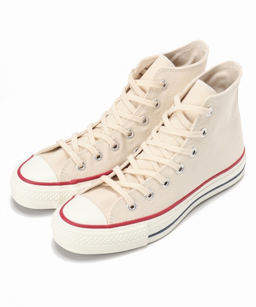 CONVERSE ALL STAR（コンバースオールスター）の「converse CANVAS ALL STAR J HI（スニーカー・レディース・ブラック/アイボリー/レッド・23cm/23.5cm/24.5cm/24cm）」の2枚目の写真